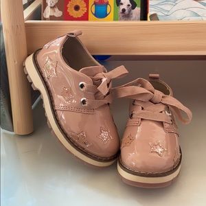 *SOLD* BRAND NEW Zara patent blush colored loafers